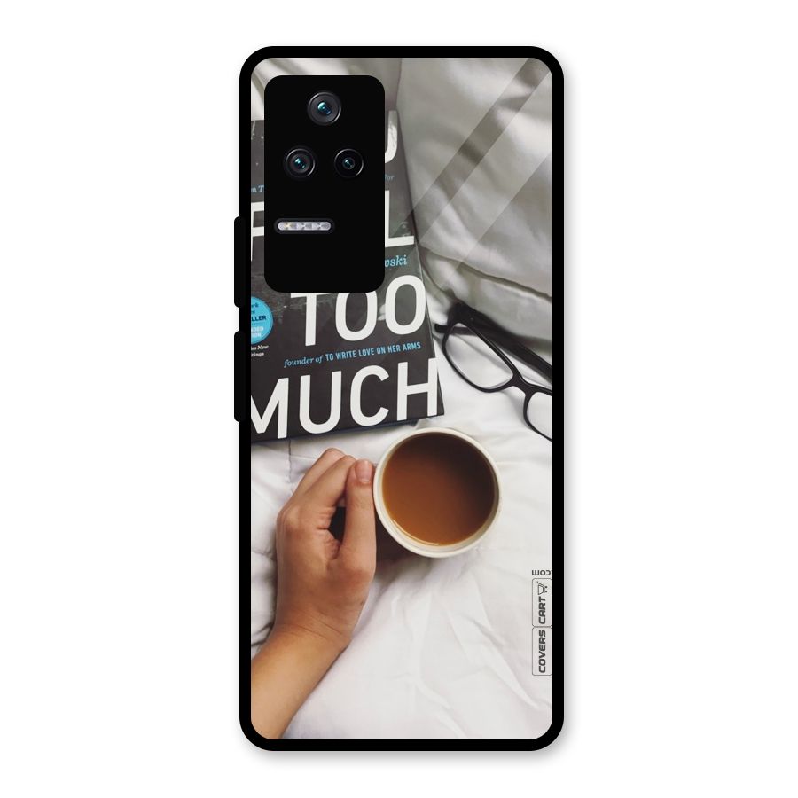 Good Reads And Coffee Glass Back Case for Poco F4 5G