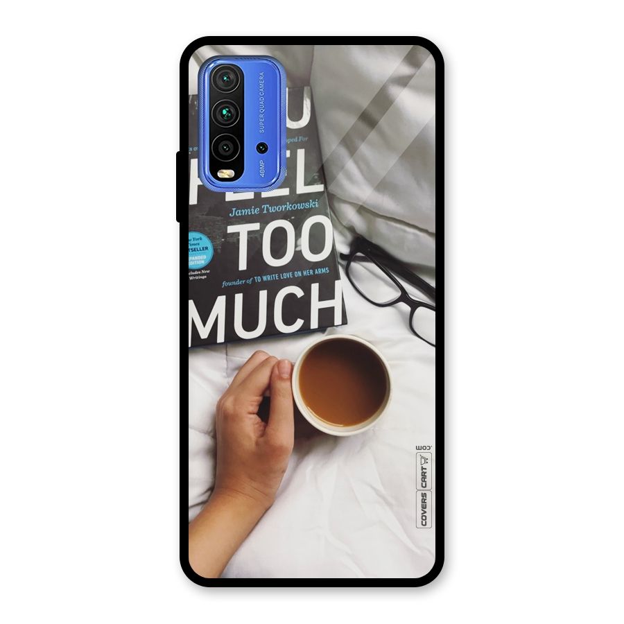 Good Reads And Coffee Glass Back Case for Redmi 9 Power