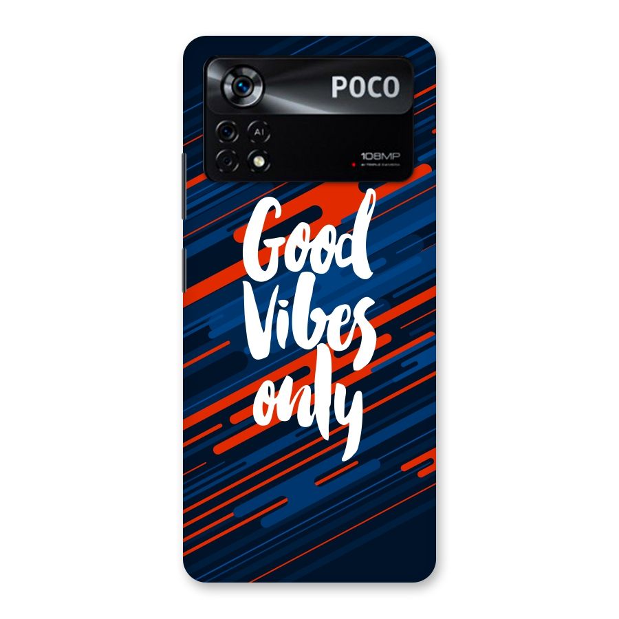 Good Vibes Only Back Case for Poco X4 Pro 5G