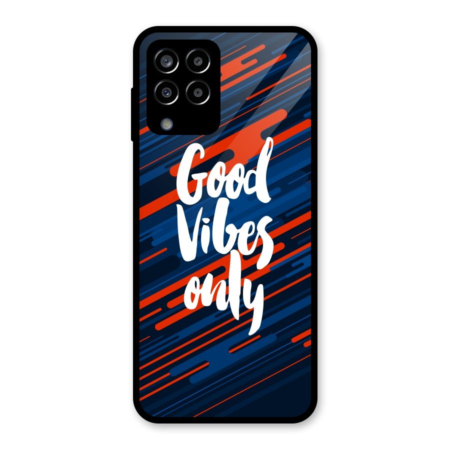 Good Vibes Only Glass Back Case for Galaxy M33