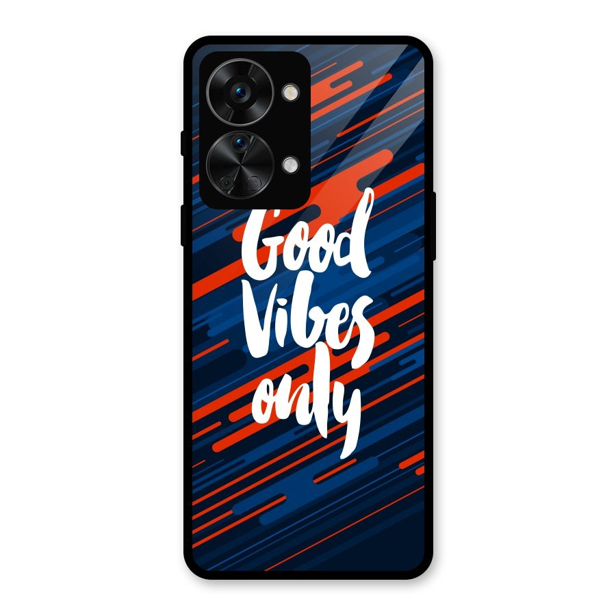 Good Vibes Only Glass Back Case for OnePlus Nord 2T