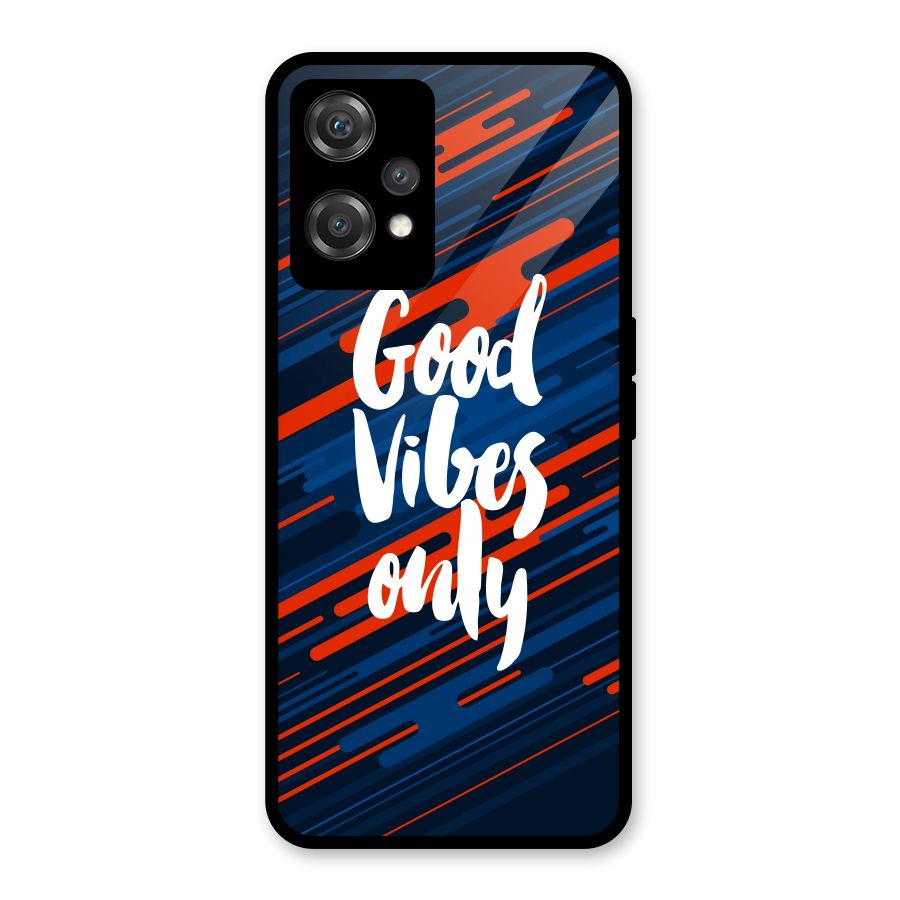 Good Vibes Only Glass Back Case for OnePlus Nord CE 2 Lite 5G