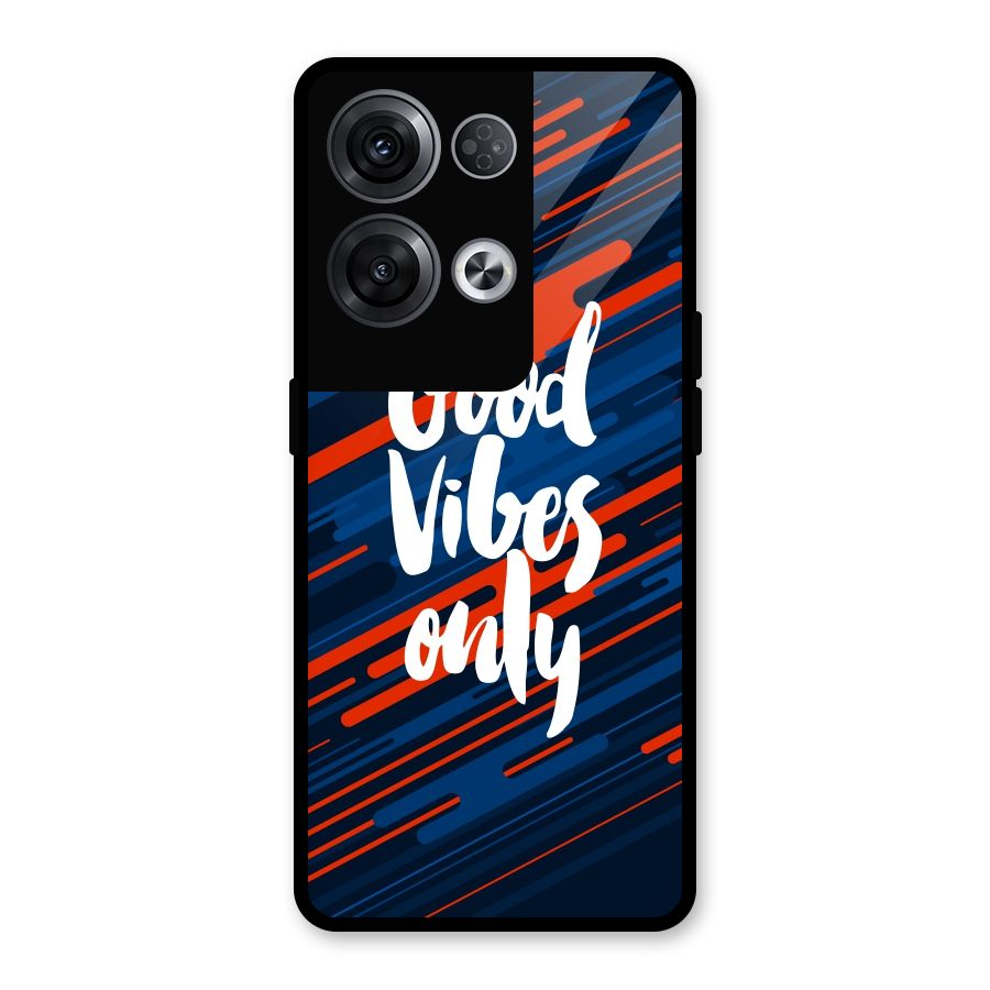 Good Vibes Only Glass Back Case for Oppo Reno8 Pro 5G