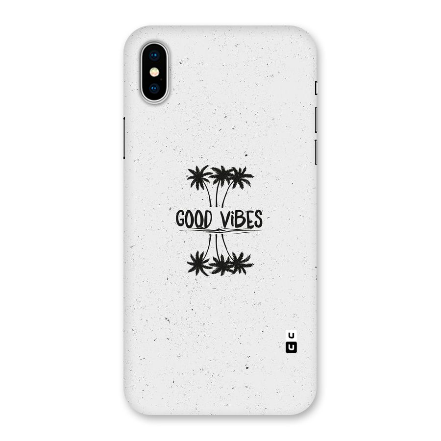 Good Vibes Rugged Back Case for iPhone XS