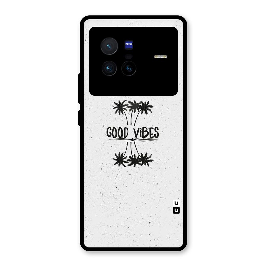 Good Vibes Rugged Glass Back Case for Vivo X80