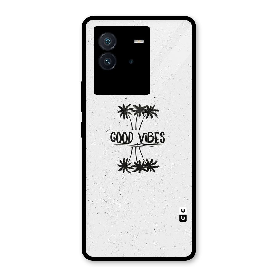 Good Vibes Rugged Glass Back Case for Vivo iQOO Neo 6 5G