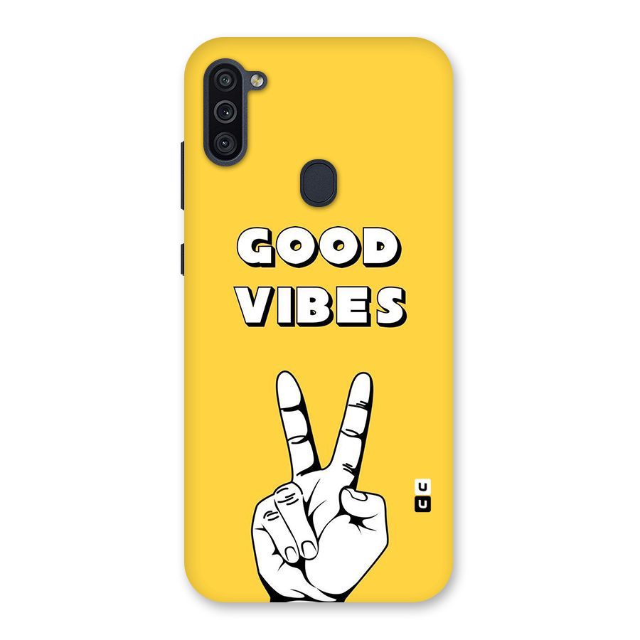 Good Vibes Victory Back Case for Galaxy M11