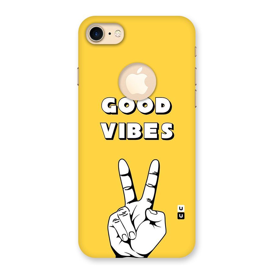 Good Vibes Victory Back Case for iPhone 7 Logo Cut