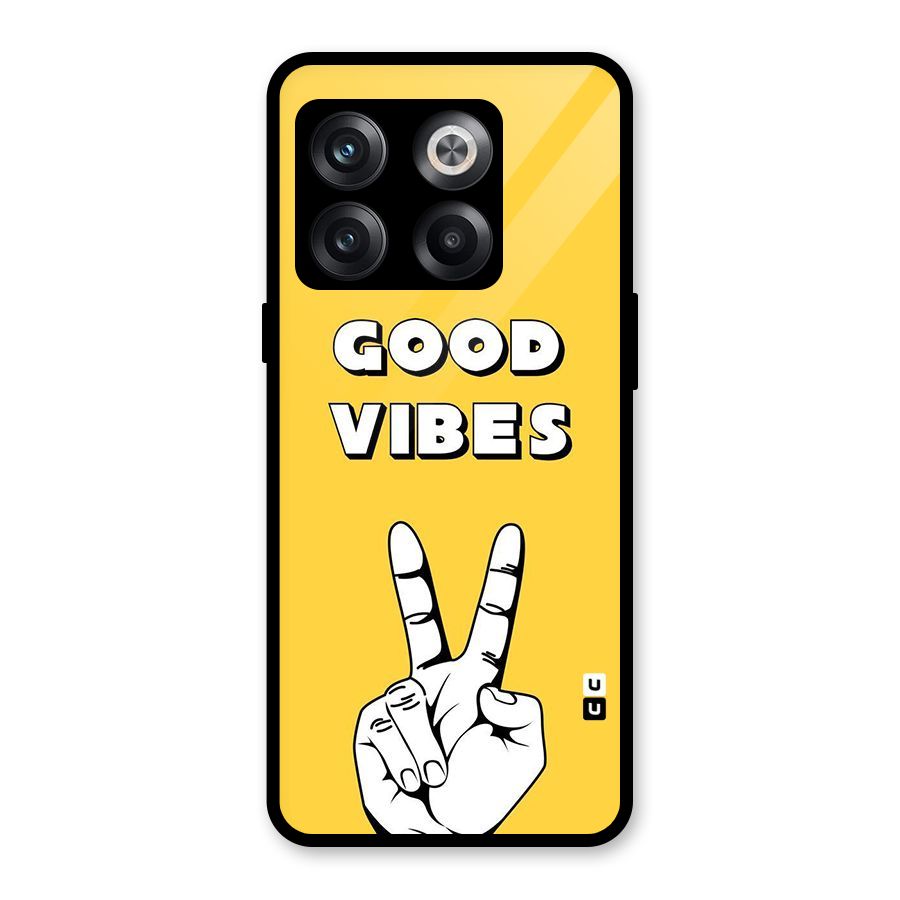 Good Vibes Victory Glass Back Case for OnePlus 10T