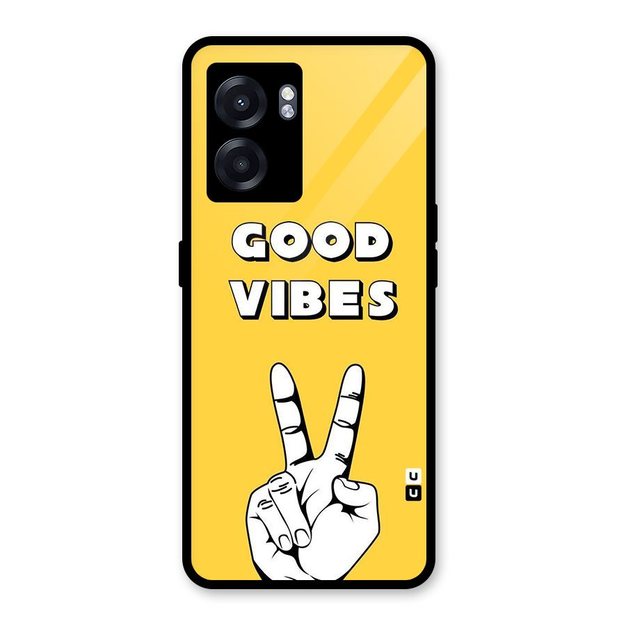 Good Vibes Victory Glass Back Case for Oppo K10 (5G)