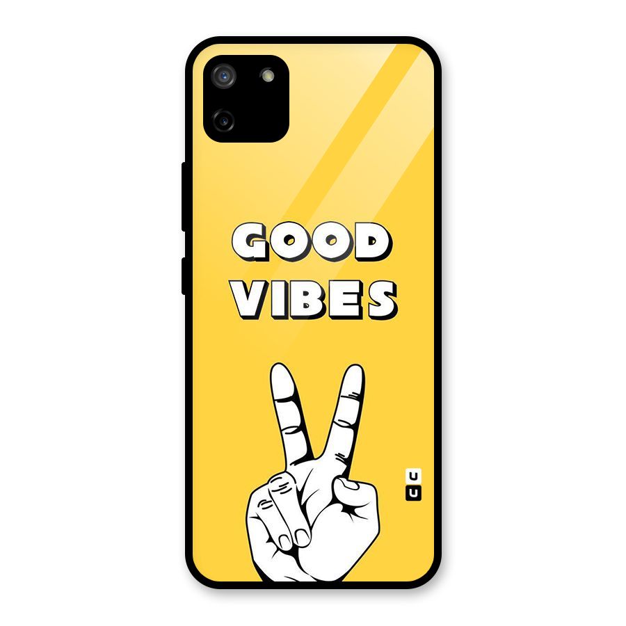 Good Vibes Victory Glass Back Case for Realme C11