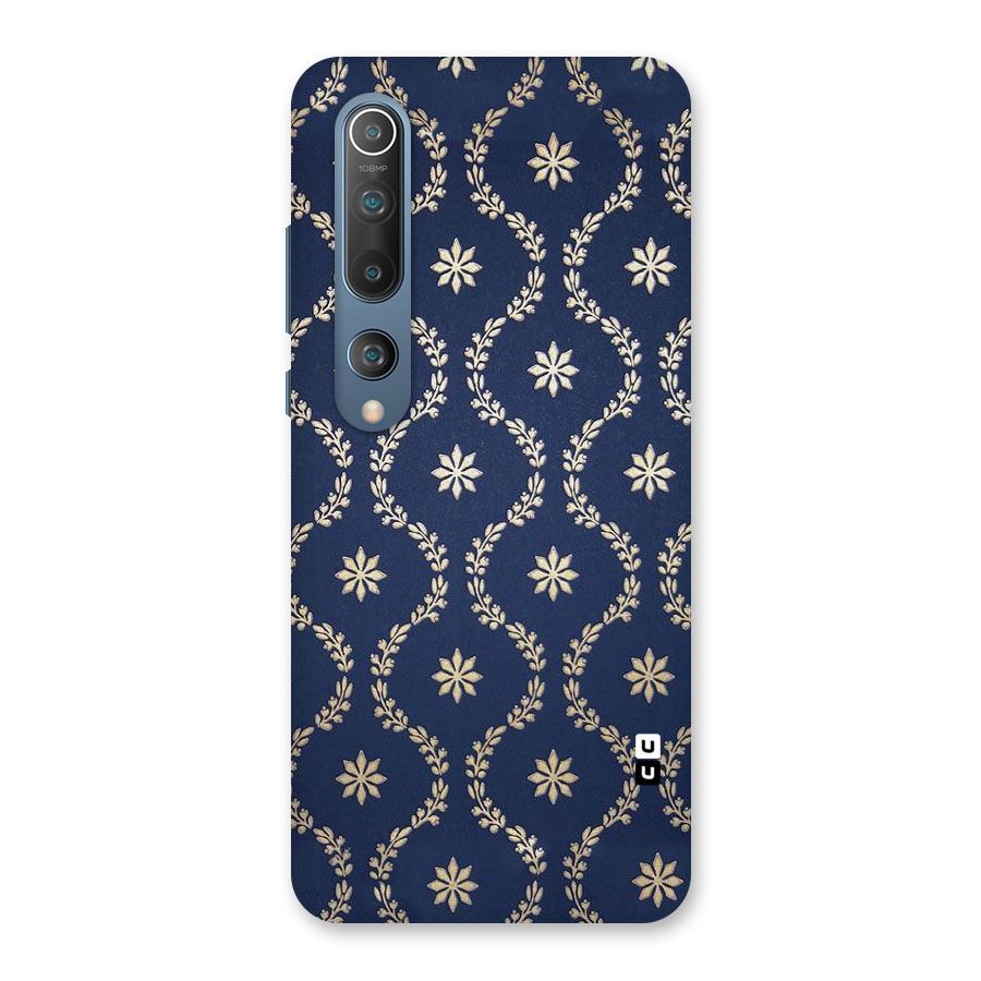 Gorgeous Gold Leaf Pattern Back Case for Mi 10