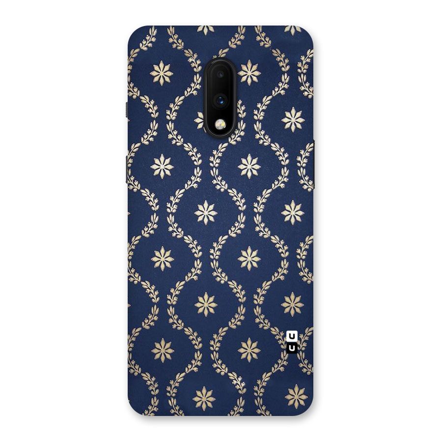 Gorgeous Gold Leaf Pattern Back Case for OnePlus 7