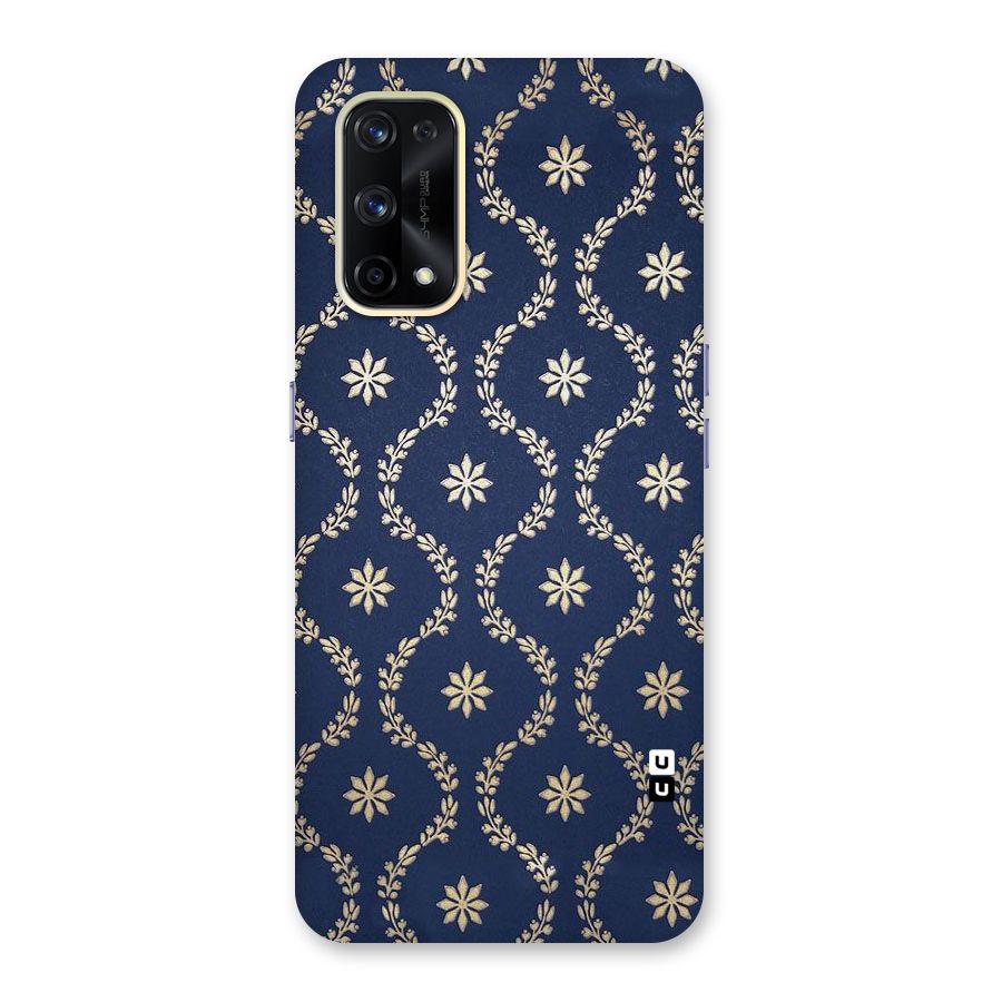 Gorgeous Gold Leaf Pattern Glass Back Case for Realme X7 Pro