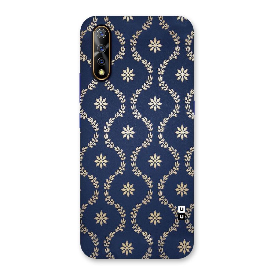Gorgeous Gold Leaf Pattern Back Case for Vivo S1