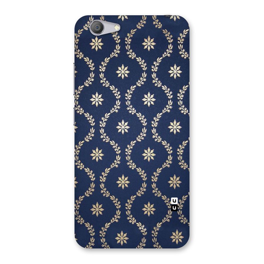 Gorgeous Gold Leaf Pattern Back Case for Vivo Y53