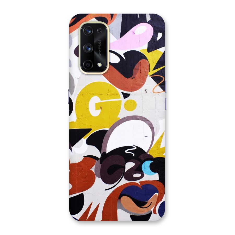 Graffiti Wall Glass Back Case for Realme X7 Pro