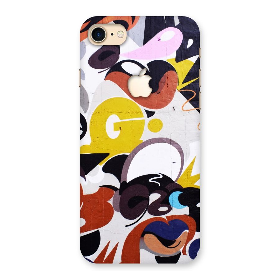 Graffiti Wall Back Case for iPhone 7 Apple Cut