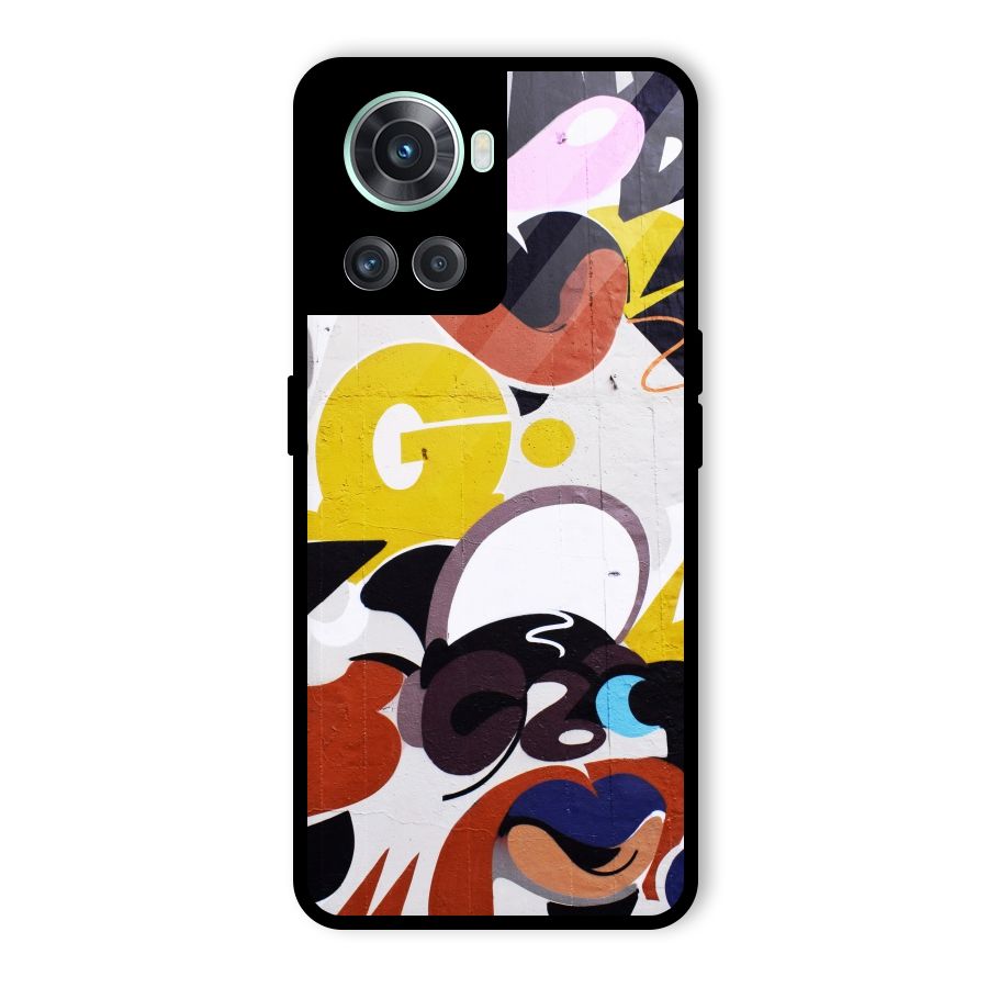 Graffiti Wall Glass Back Case for OnePlus 10R
