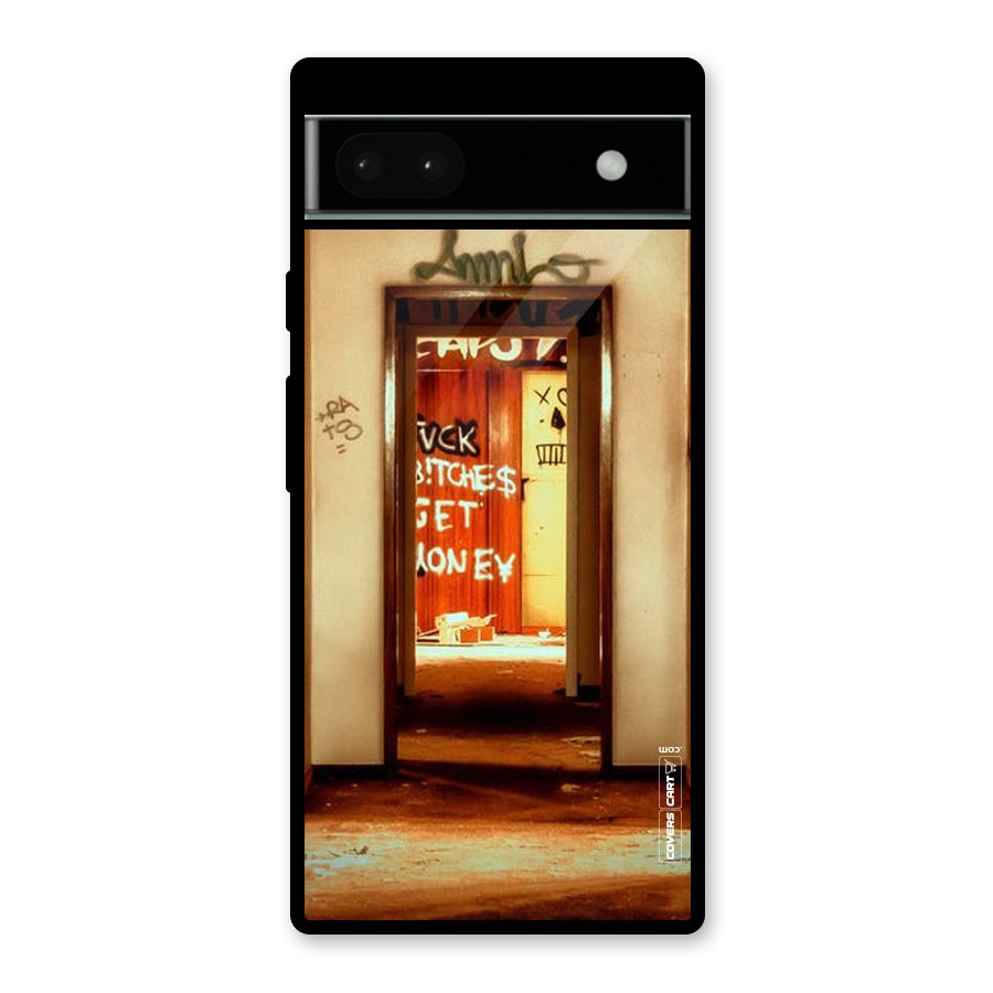 Grafitty Door Glass Back Case for Google Pixel 6a