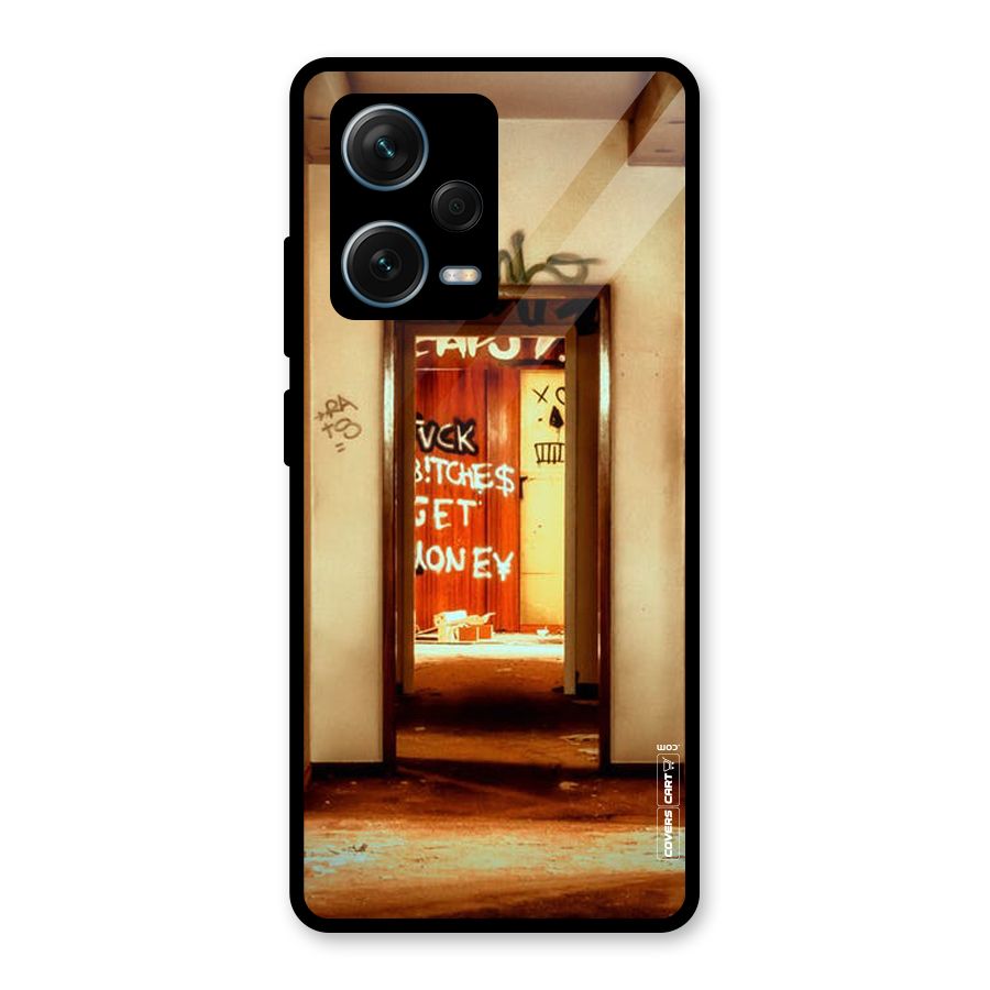 Grafitty Door Glass Back Case for Redmi Note 12 Pro Plus 5G