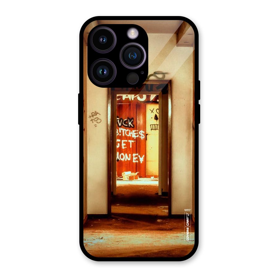 Grafitty Door Glass Back Case for iPhone 14 Pro