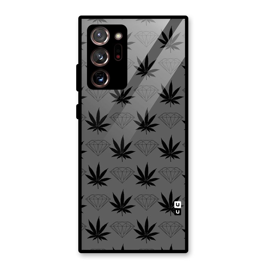 Grass Diamond Glass Back Case for Galaxy Note 20 Ultra 5G
