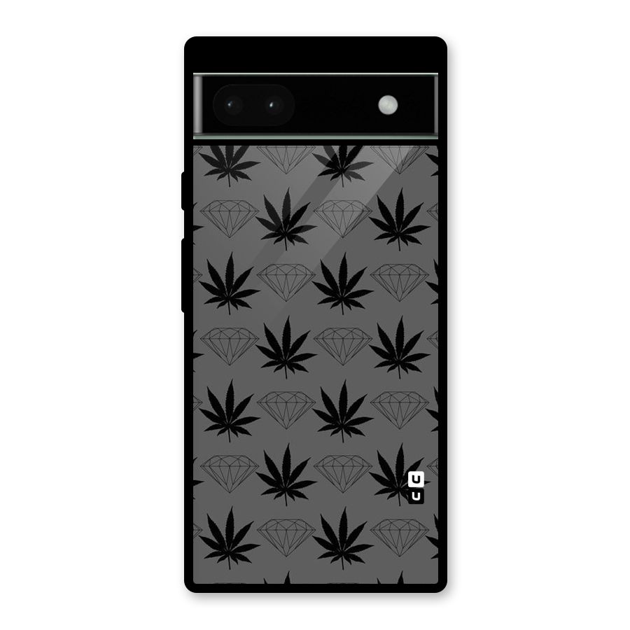Grass Diamond Glass Back Case for Google Pixel 6a