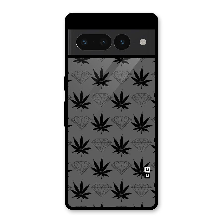 Grass Diamond Glass Back Case for Google Pixel 7 Pro