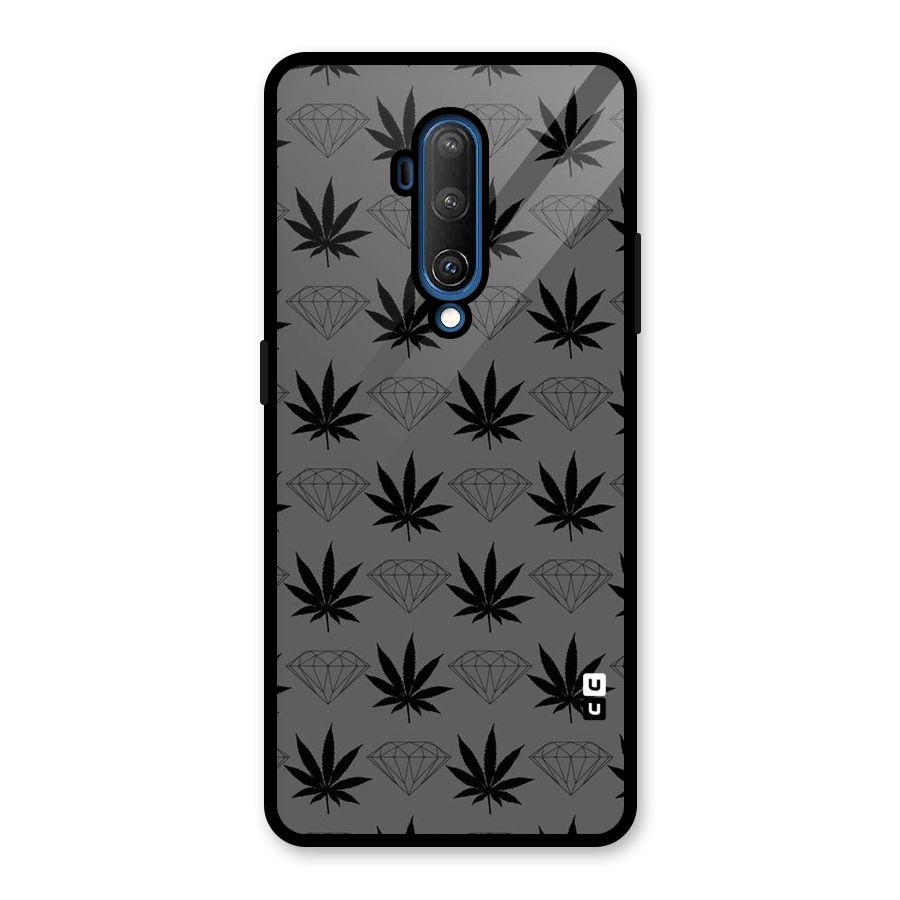 Grass Diamond Glass Back Case for OnePlus 7T Pro