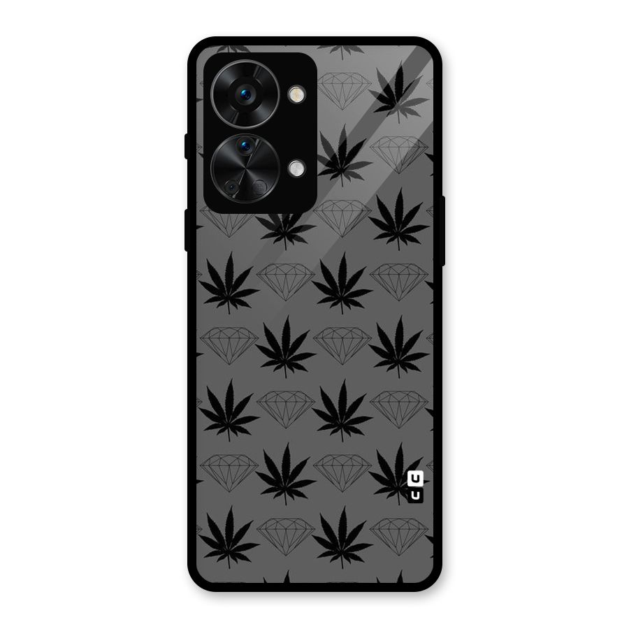 Grass Diamond Glass Back Case for OnePlus Nord 2T