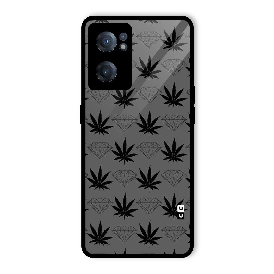 Grass Diamond Glass Back Case for OnePlus Nord CE 2 5G