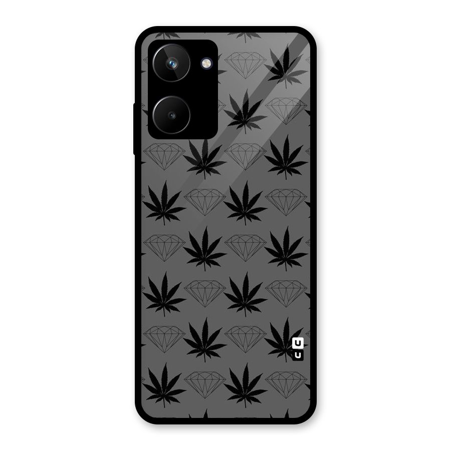 Grass Diamond Glass Back Case for Realme 10