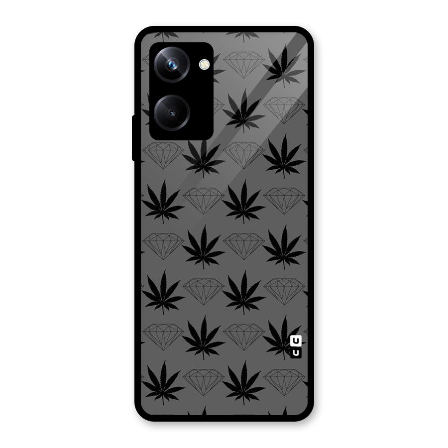 Grass Diamond Glass Back Case for Realme 10 Pro