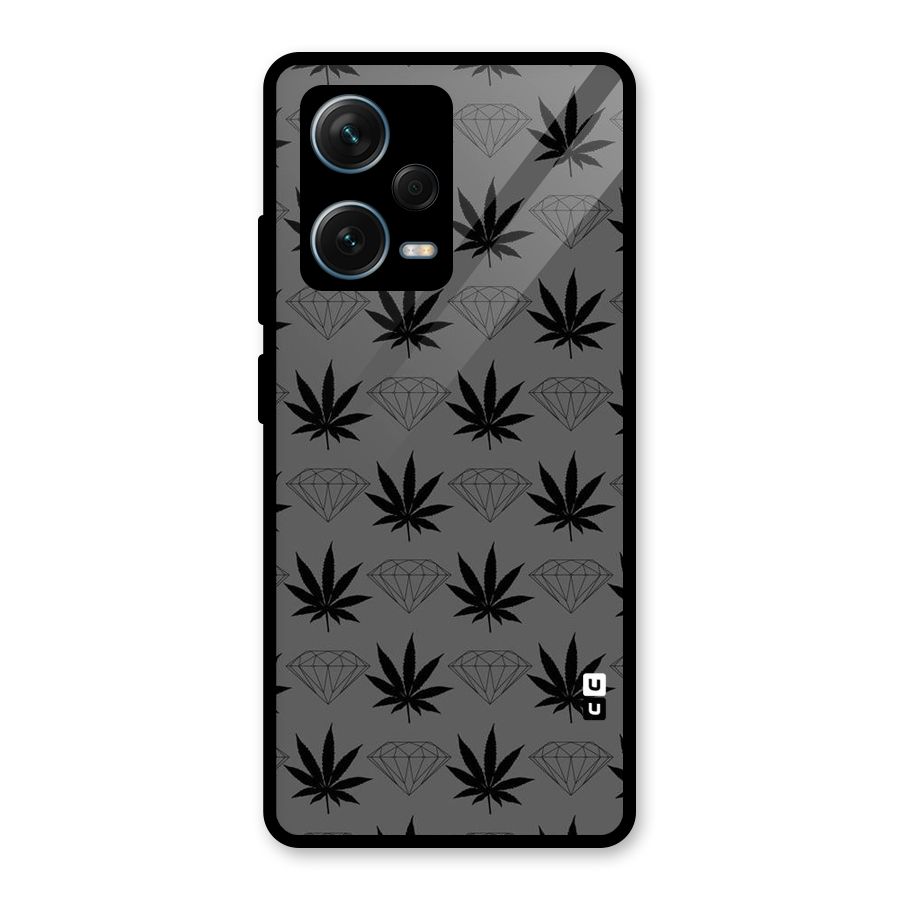 Grass Diamond Glass Back Case for Redmi Note 12 Pro Plus 5G