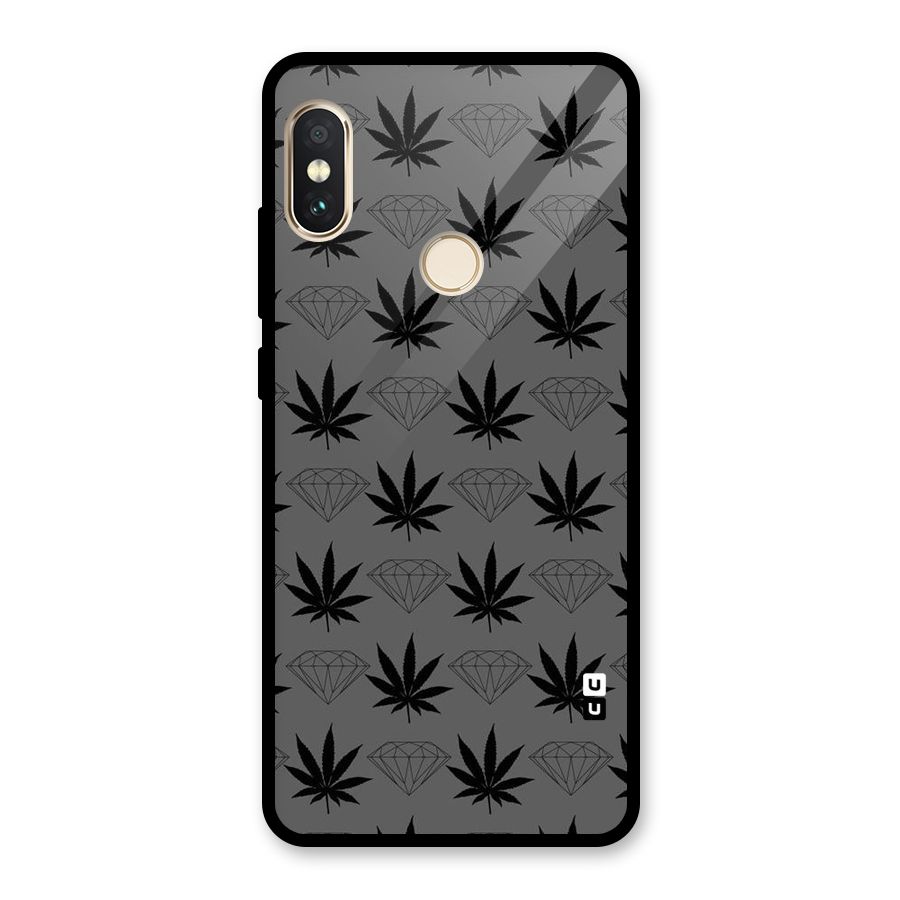 Grass Diamond Glass Back Case for Redmi Note 5 Pro