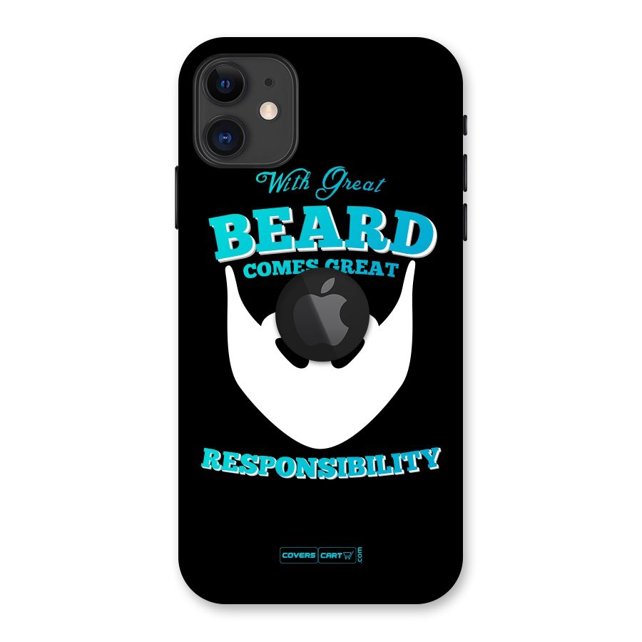 Great Beard Back Case for iPhone 11 Logo Cut