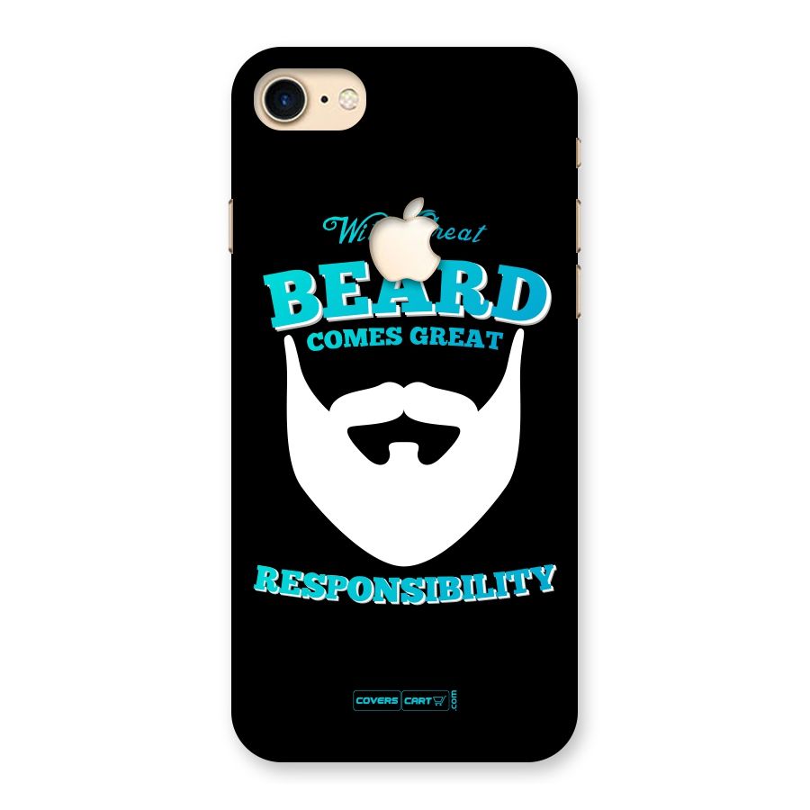 Great Beard Back Case for iPhone 7 Apple Cut