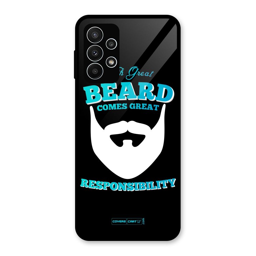 Great Beard Glass Back Case for Galaxy A23