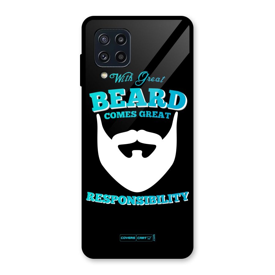 Great Beard Glass Back Case for Galaxy M32