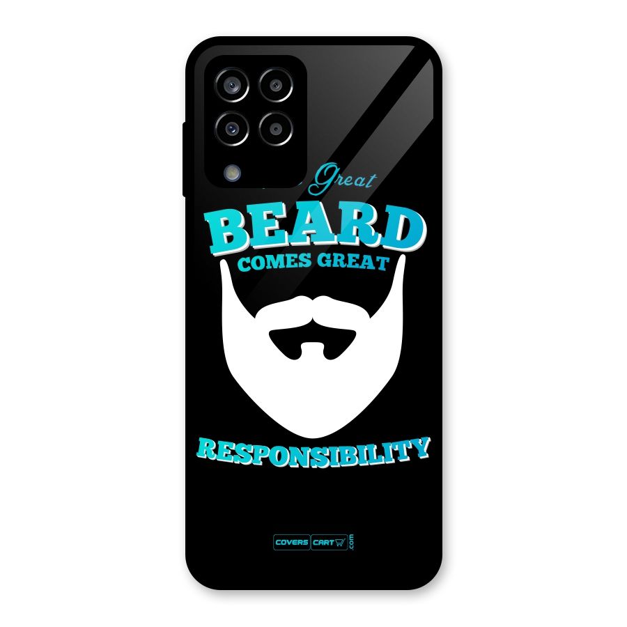 Great Beard Glass Back Case for Galaxy M33