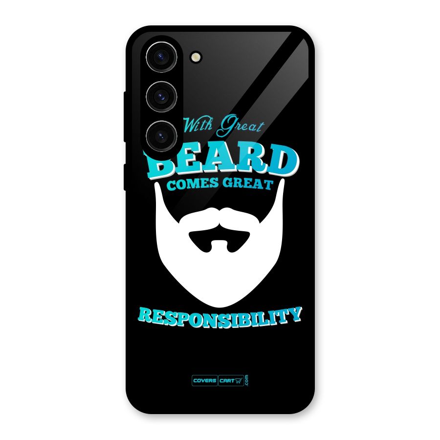 Great Beard Glass Back Case for Galaxy S23 Plus