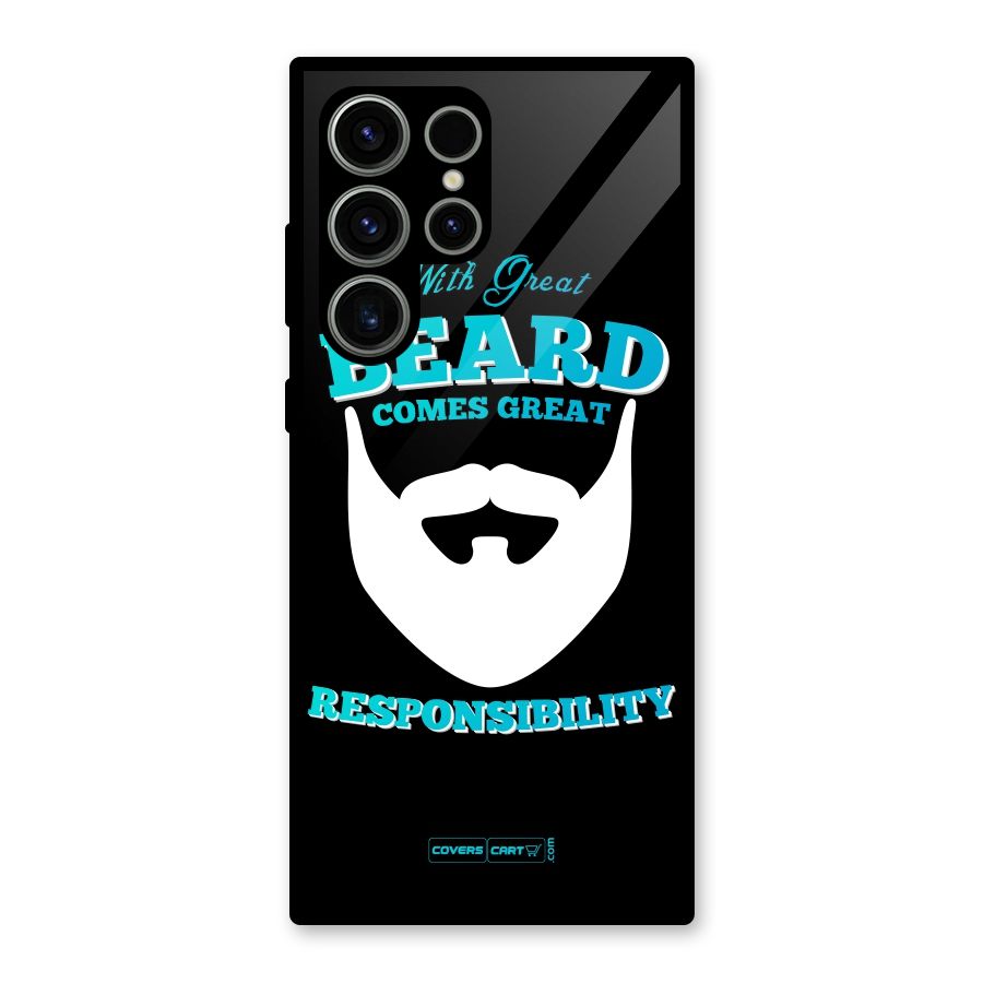 Great Beard Glass Back Case for Galaxy S23 Ultra