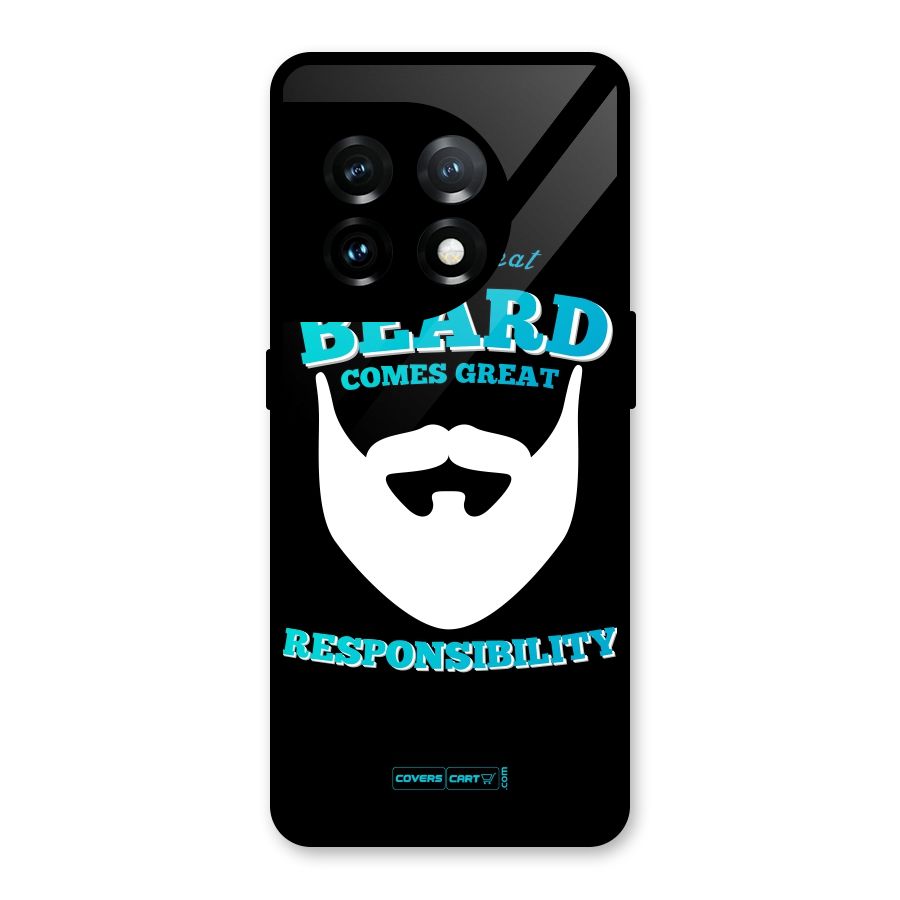 Great Beard Glass Back Case for OnePlus 11