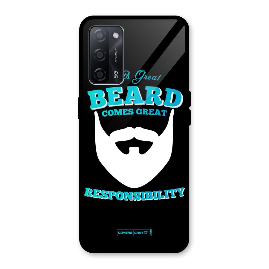 Great Beard Glass Back Case for Oppo A53s 5G