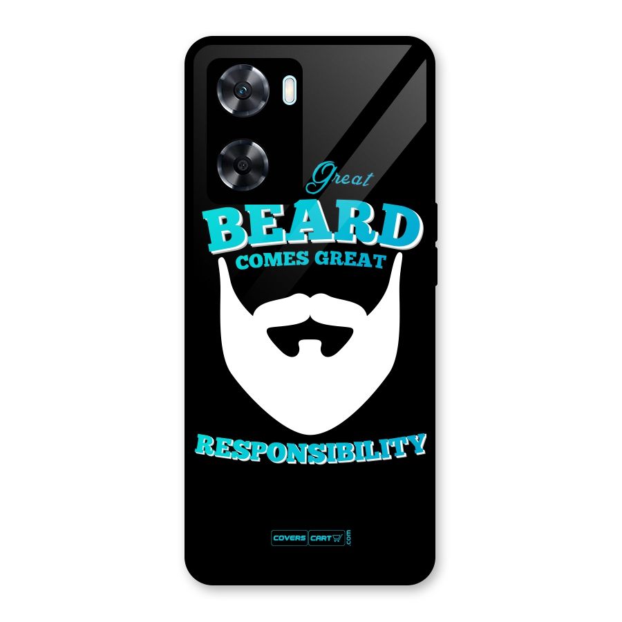 Great Beard Glass Back Case for Oppo A77