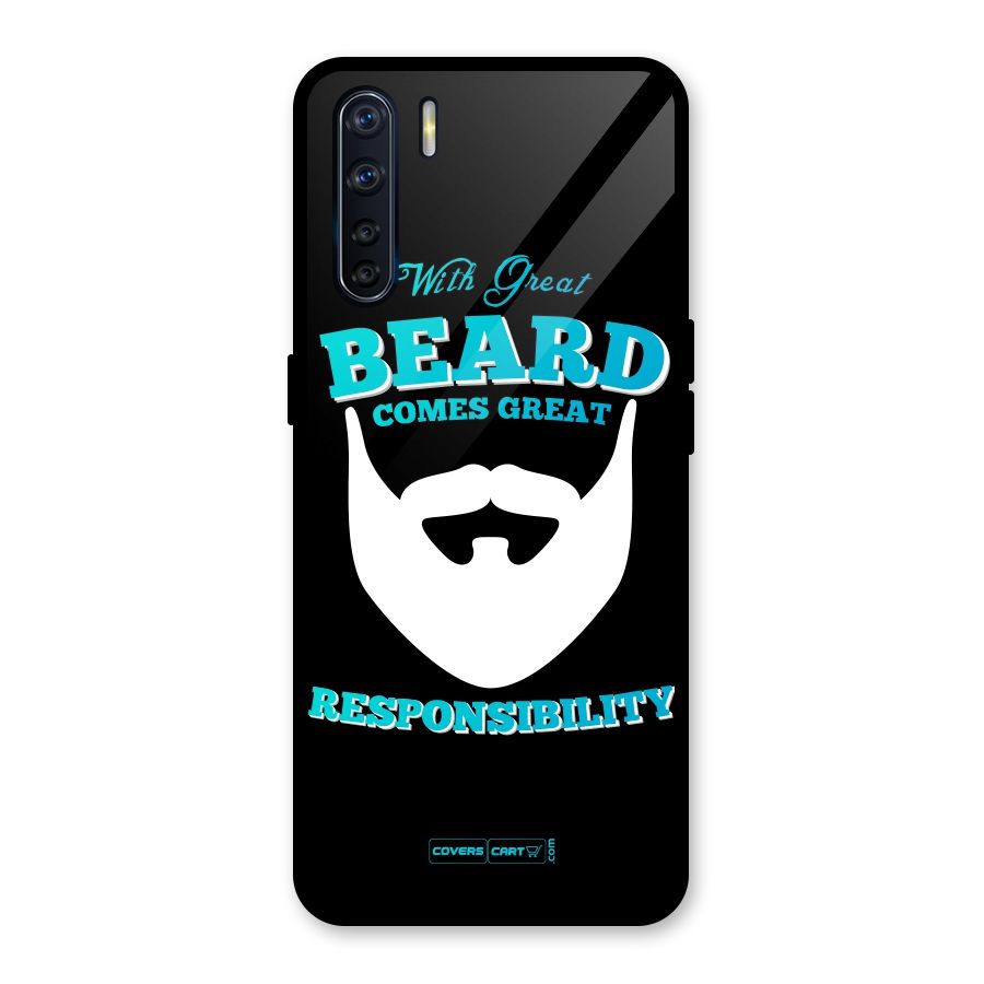 Great Beard Glass Back Case for Oppo F15