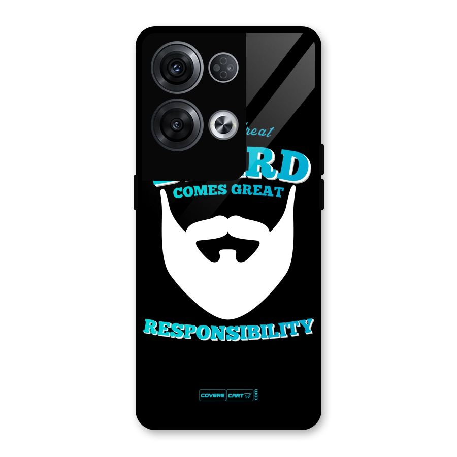 Great Beard Glass Back Case for Oppo Reno8 Pro 5G