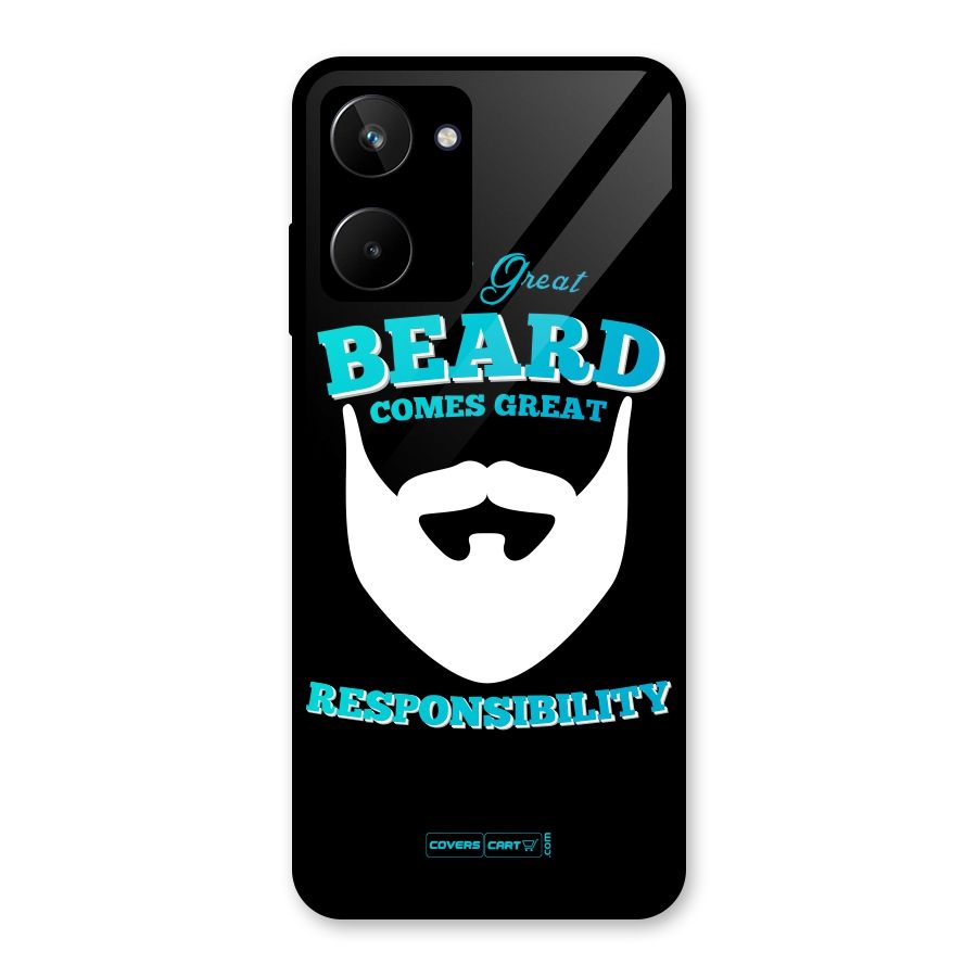 Great Beard Glass Back Case for Realme 10