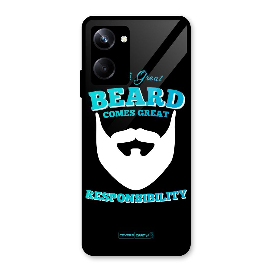 Great Beard Glass Back Case for Realme 10 Pro